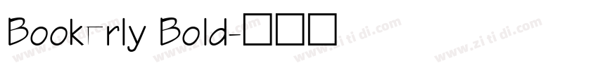 Bookerly Bold字体转换
